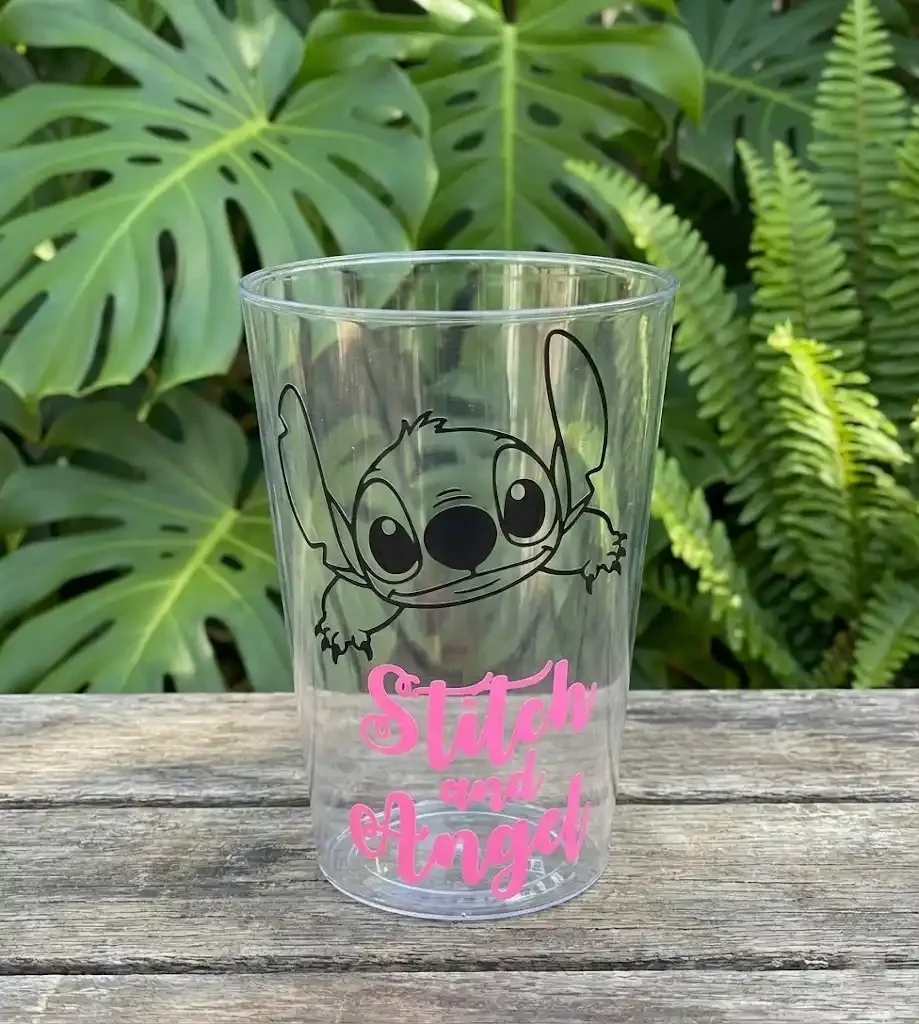 VASO ACRILICO #7 CON DISEÑO