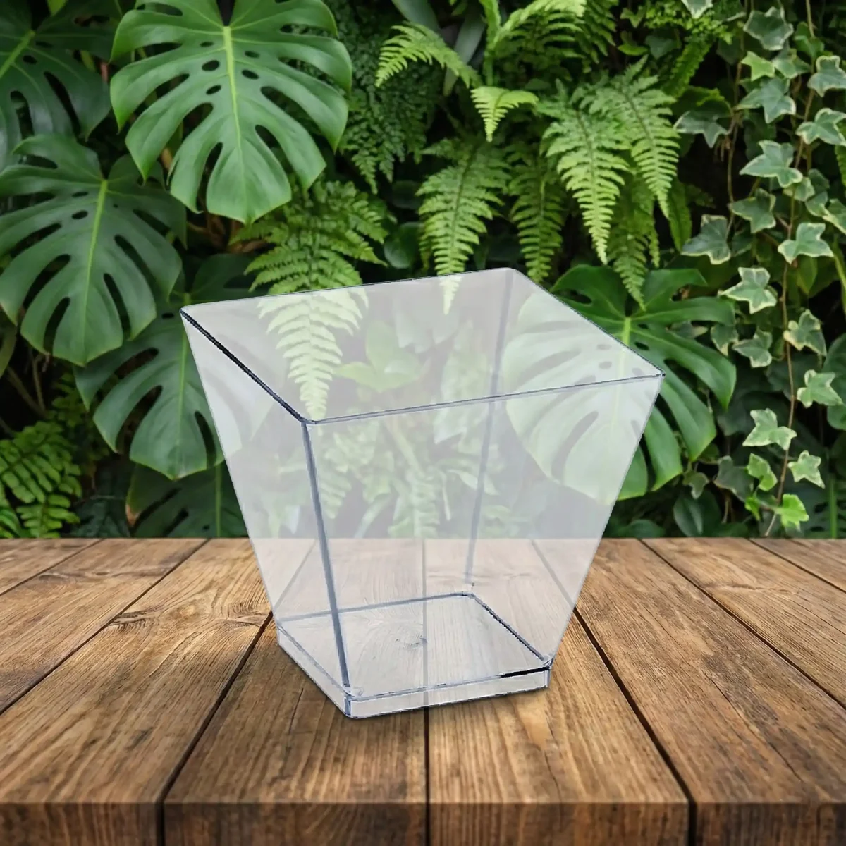 VASO ACRILICO CUADRADO 2.75 ONZ