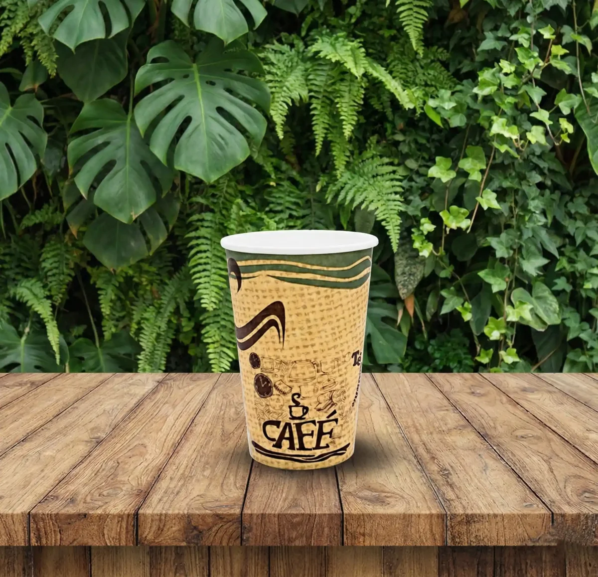 VASO PARA CAFÉ CON IMPRESIÓN 12 ONZ